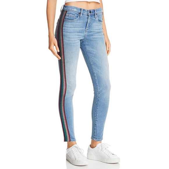 rainbow denim jeans